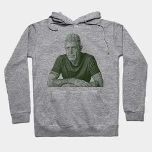 Anthony Bourdain engraving Hoodie